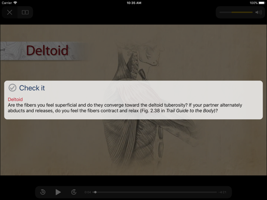 PalpationMapp iPad app afbeelding 3