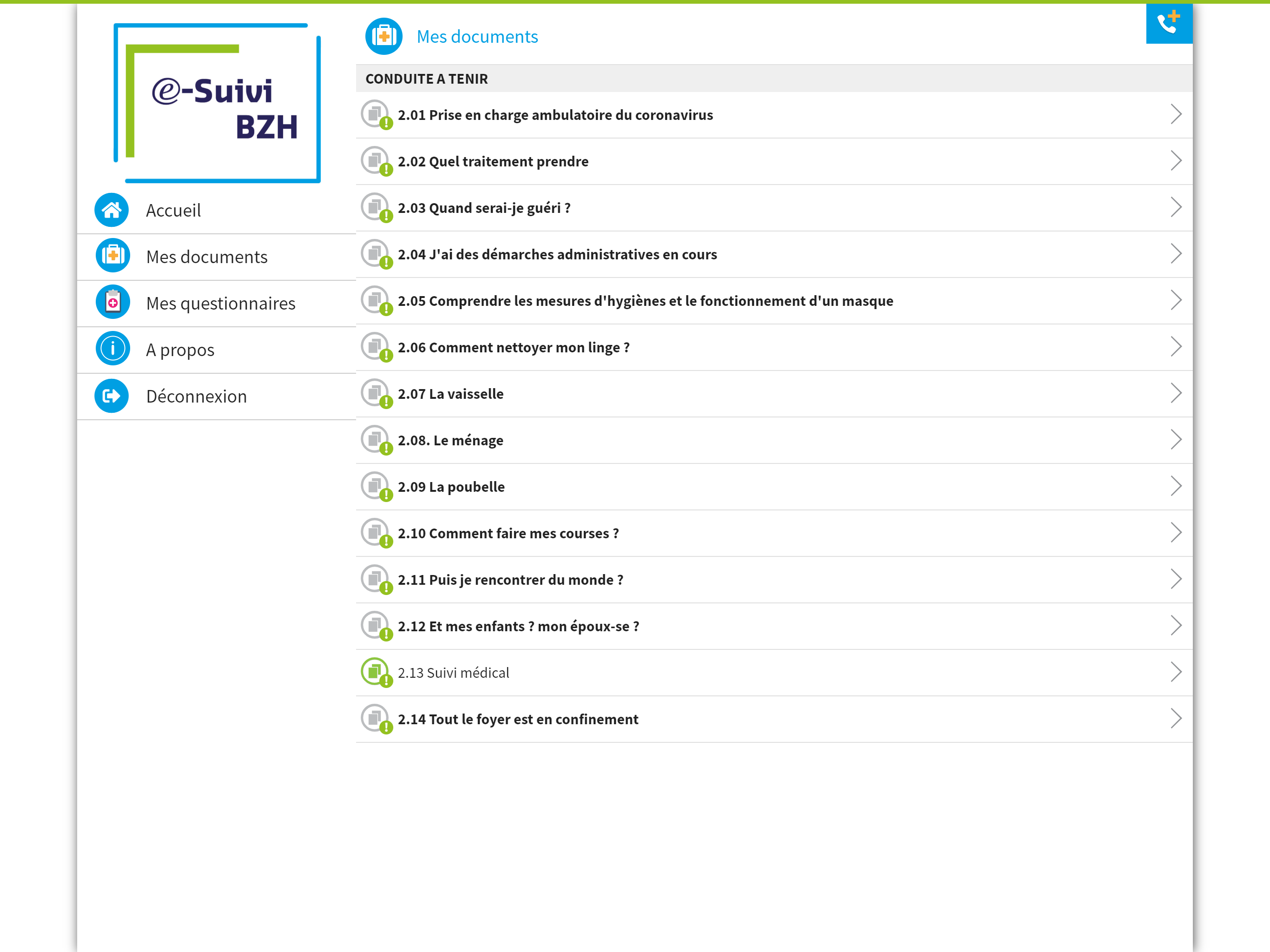 e-Suivi BZH screenshot 5