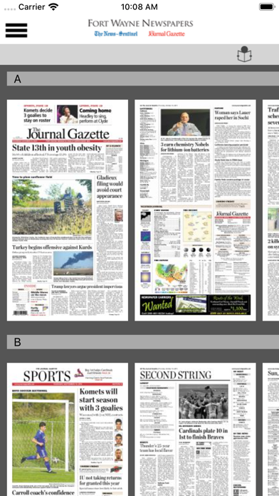 The Fort Wayne Journal Gazette Screenshot
