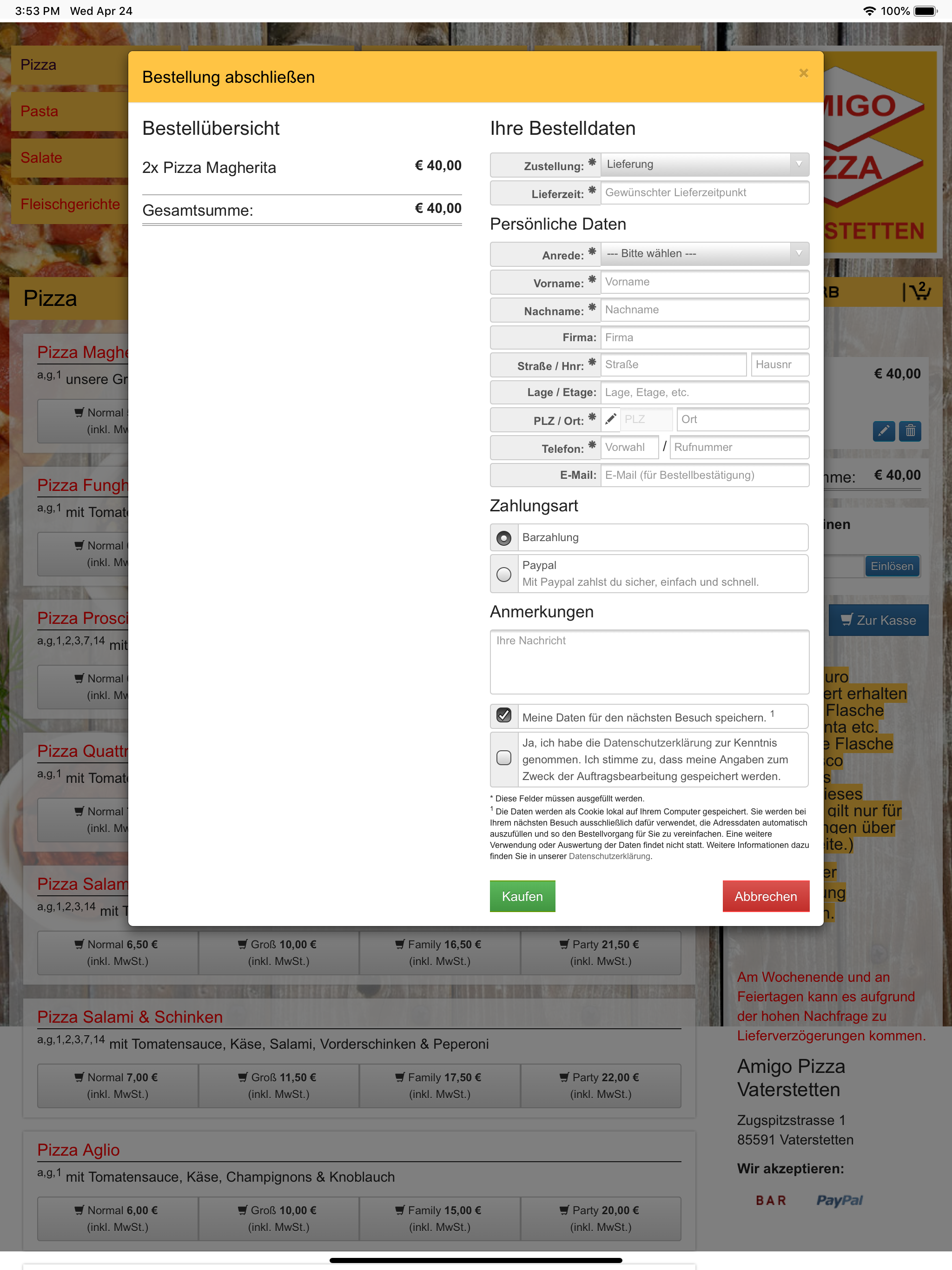 Amigo Pizza Vaterstetten