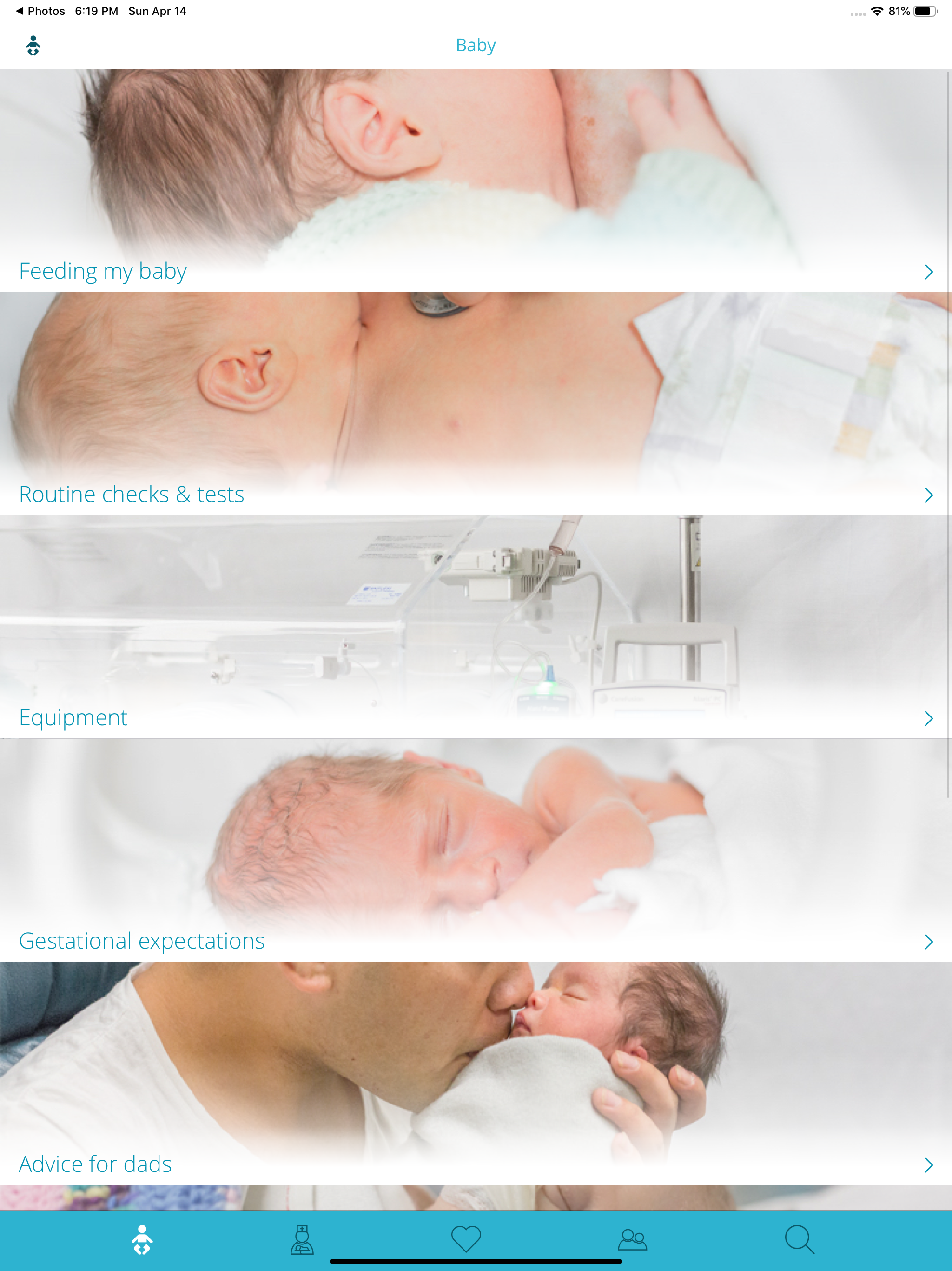 BABBLE NZ Neonatal Family App screenshot 6