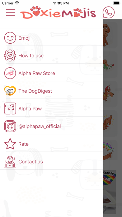 Screenshot #2 pour DoxieMojis: Dachshund Stickers