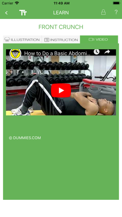 iAbs - Six pack abs exercise screenshot