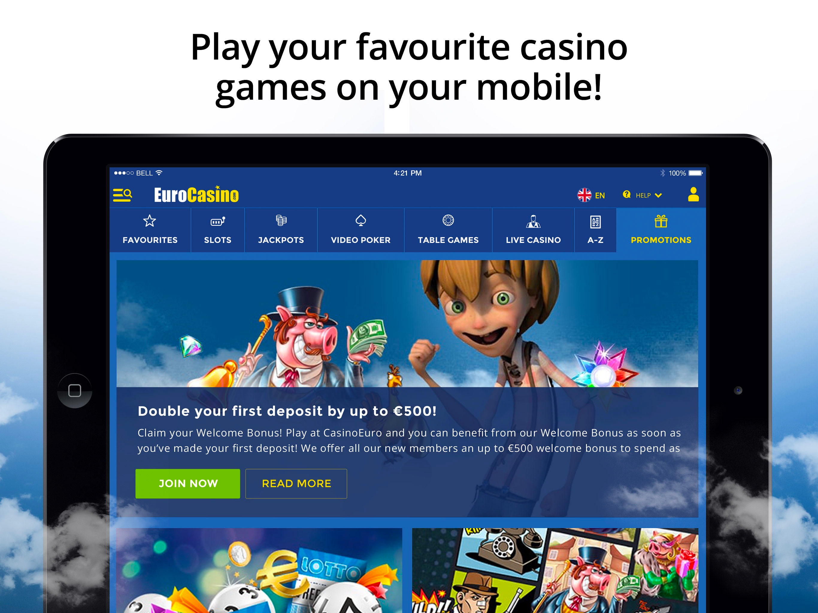 EuroCasino screenshot 5