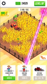 Harvester idle : cut the weed screenshot