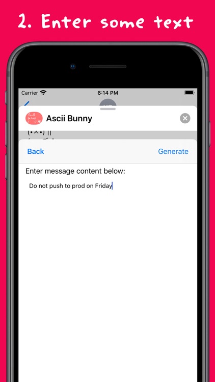 Ascii Bunny Generator