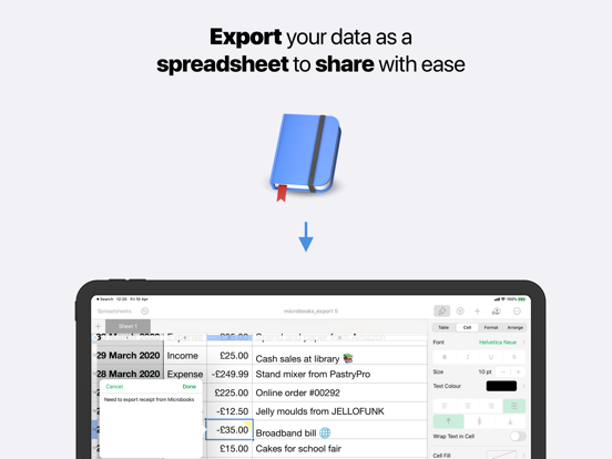 Microbooks® iPad screenshot 5 - Business app