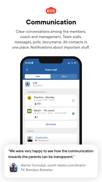 EOS pro kluby a komunity screenshot 4