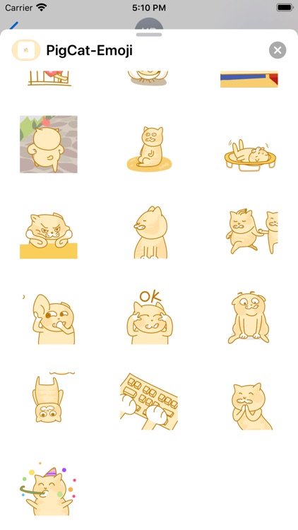 PigCat-Emoji screenshot-3