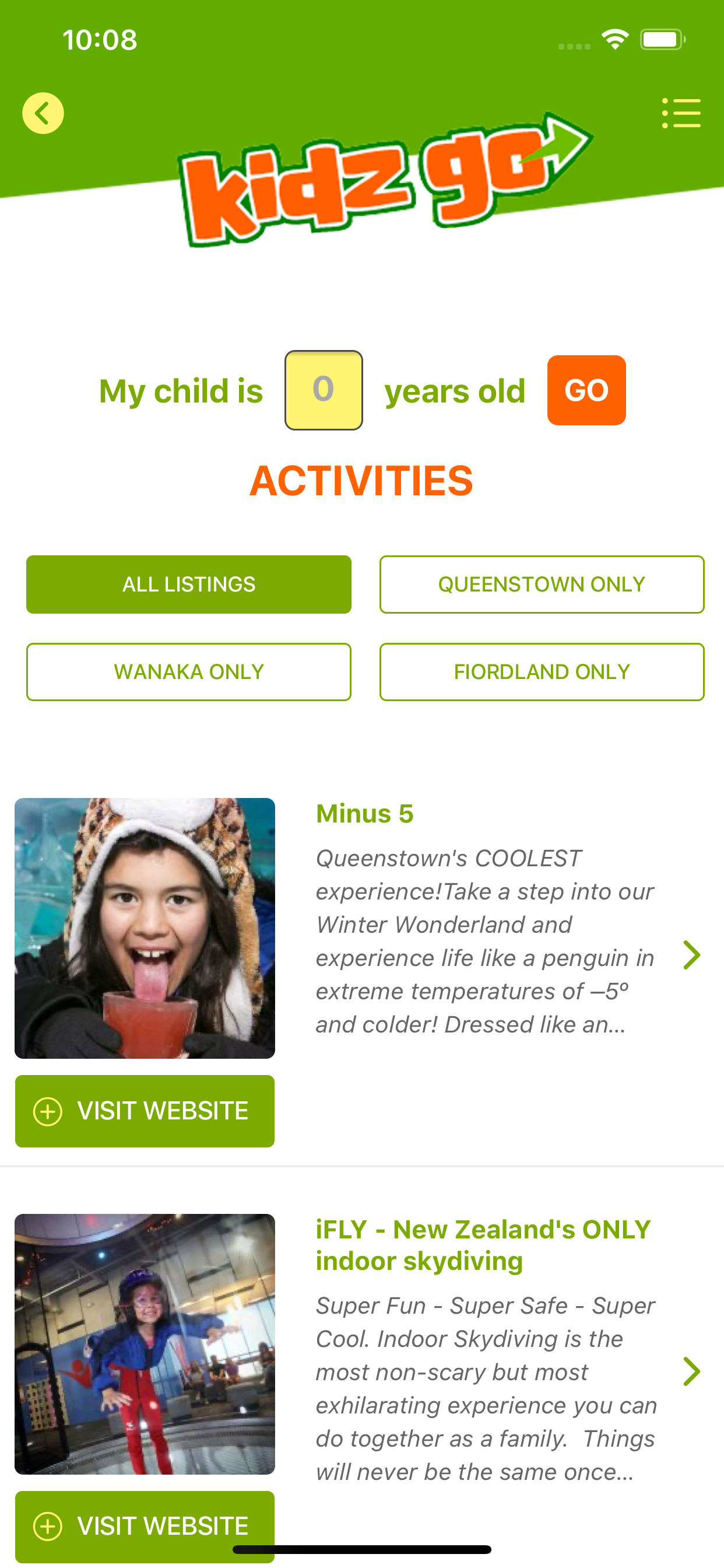 KidzGo Queenstown and Wanaka