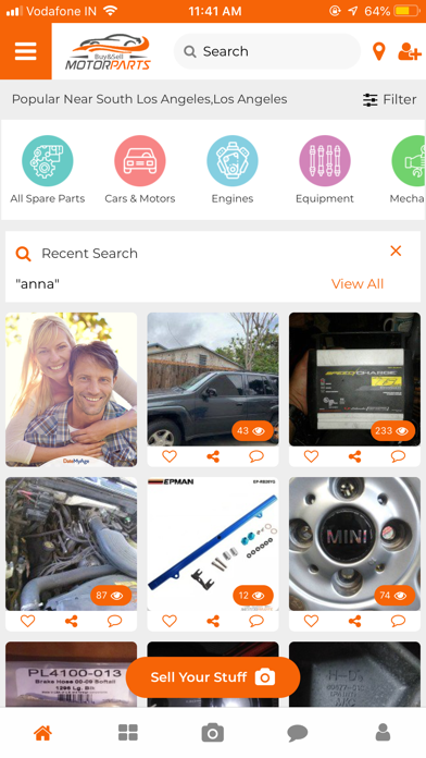 Buy & Sell Motor Parts Screenshot