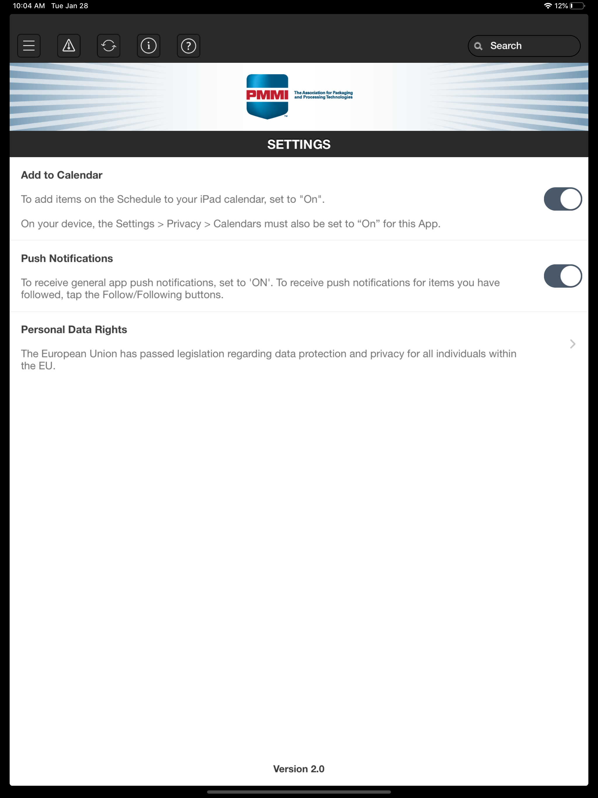 PMMI Member App