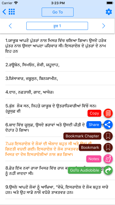 Punjabi Bible Offline screenshot 3