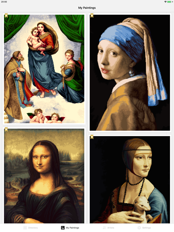 Screenshot #4 pour Coloring World Masterpieces