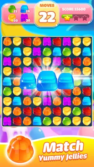 Jelly Jam Crush - Match 3 Game screenshot 1