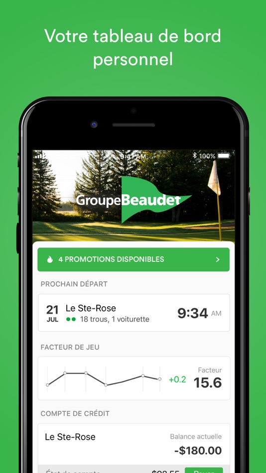 #2. Groupe Beaudet (iOS) By: Chronogolf, Inc.