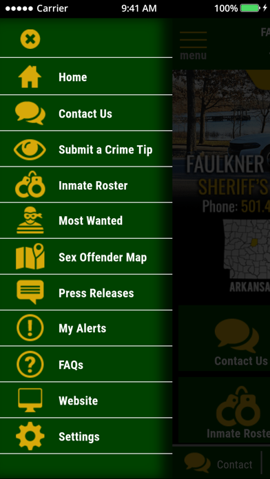 Faulkner County AR Sheriff screenshot 2