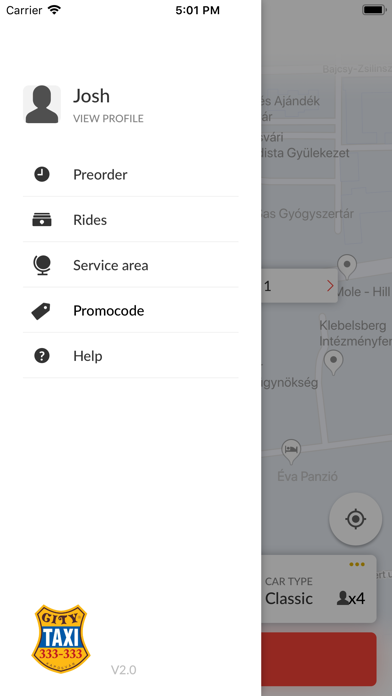 City Taxi Kaposvár Screenshot