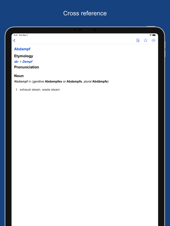 German Etymology Dictionary iPad screenshot 4 - Reference app