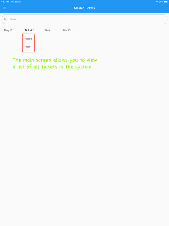 Screenshot #6 pour Mastec Mobile Ticket
