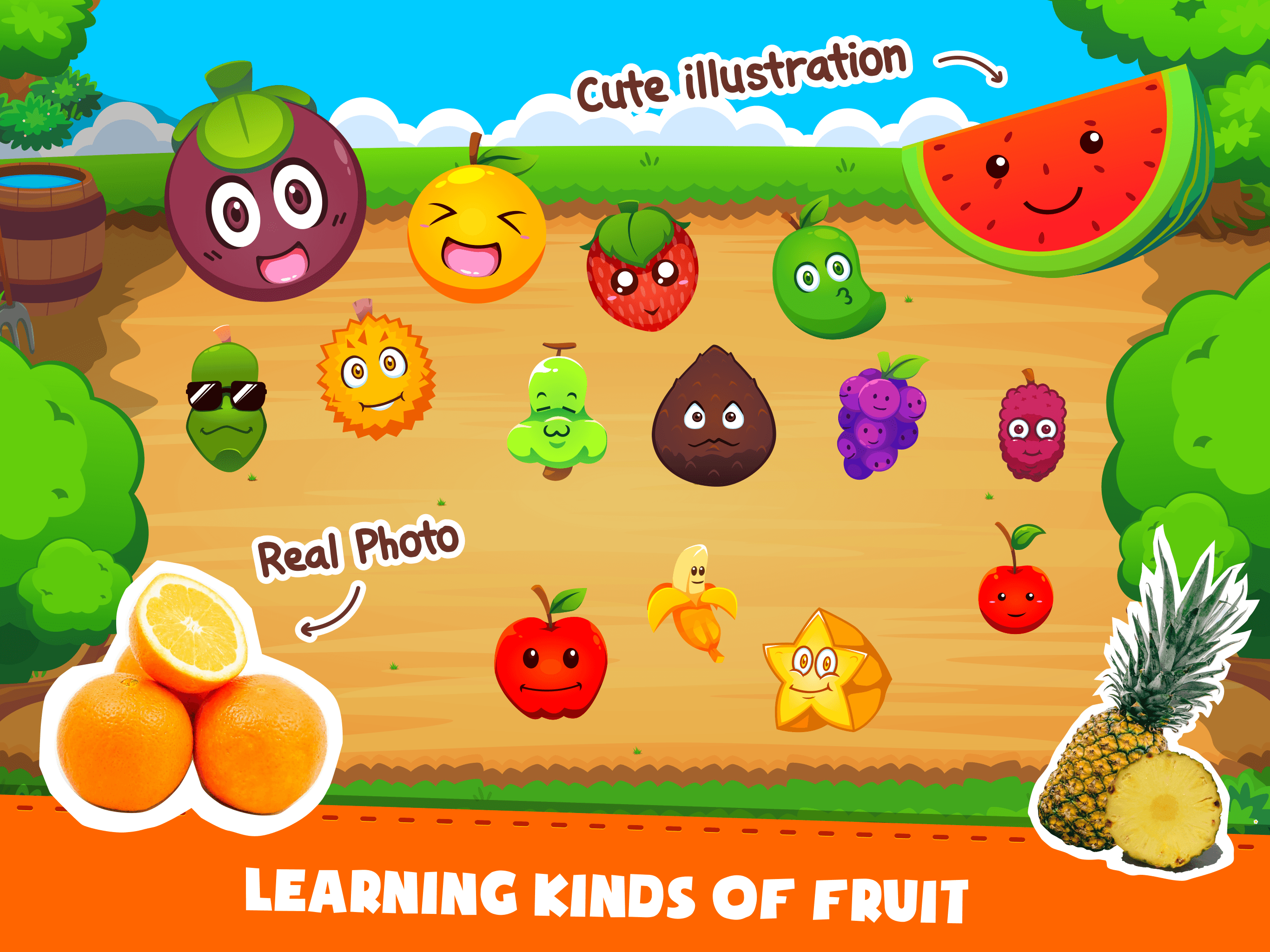 Marbel : Fruits for Kids