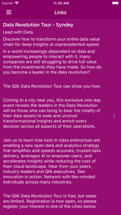 Qlik Data Revolution Tour screenshot 4