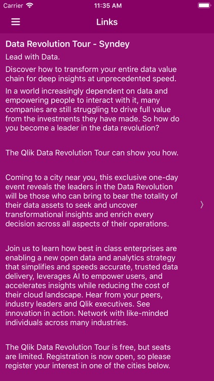 Qlik Data Revolution Tour screenshot-3