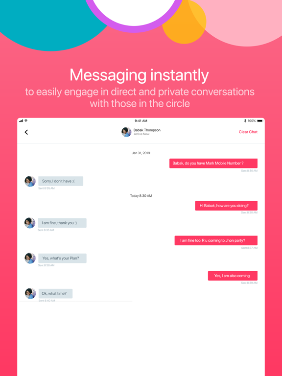 The goodtime App iPad screenshot 7 - Social Networking app