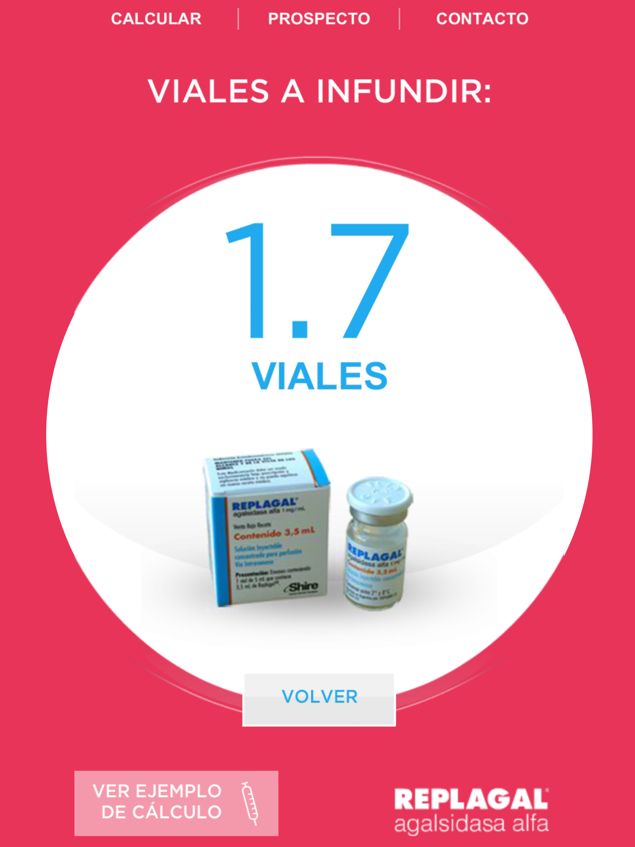 Calculo de Dosis AGALα screenshot 10