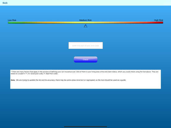Car Insurance UK iPad screenshot