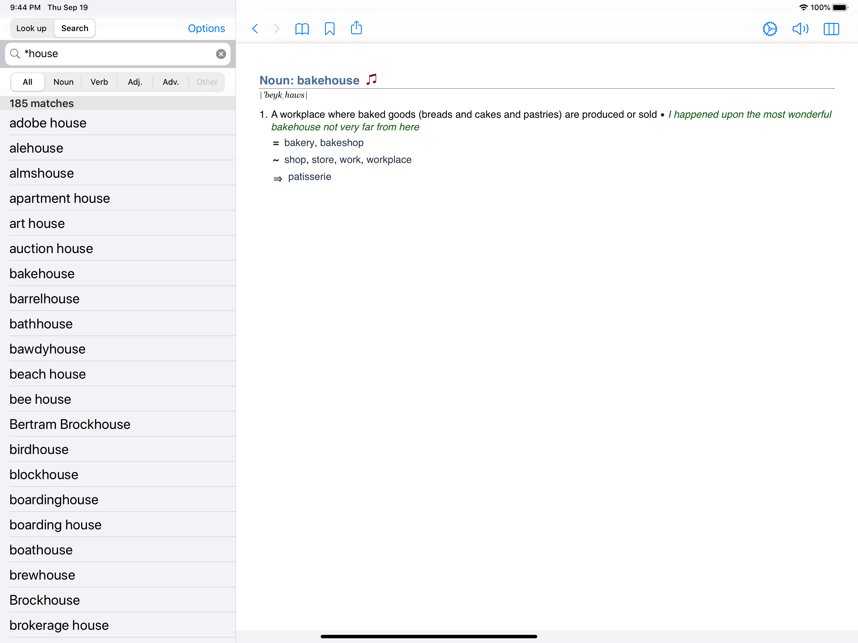 WordWeb Audio Dictionary