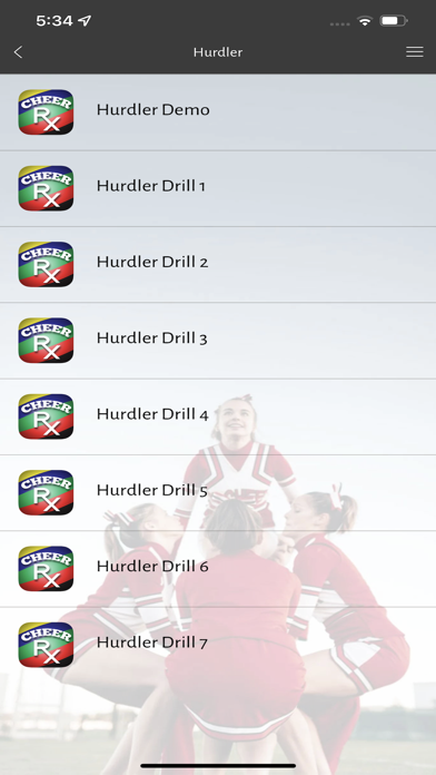 Cheer RX Screenshot