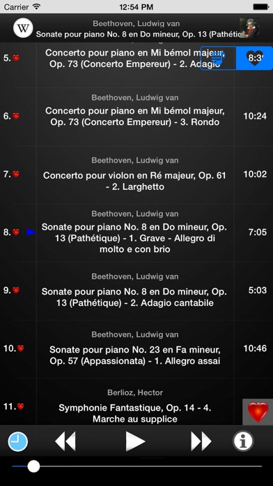 Screenshot #2 pour Collection Musique Classique 2