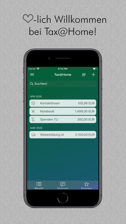 Tax@Home deine Steuerapp