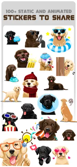 Game screenshot Labrador Retriever Dog Emojis apk