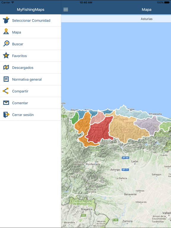 Screenshot #4 pour MyFishingMaps - mapas de pesca