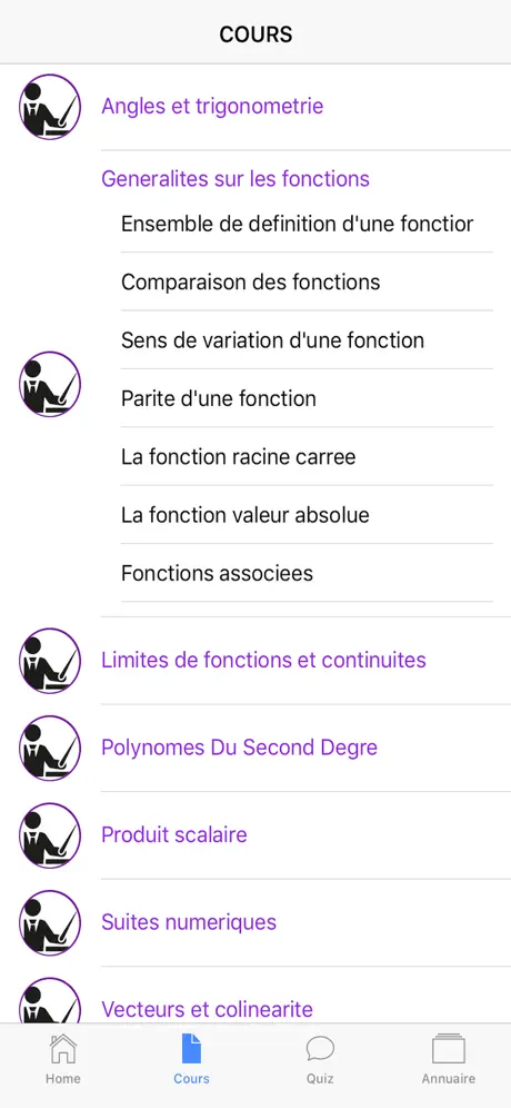 Maths Première S