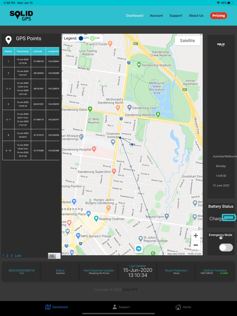 iPad screenshot