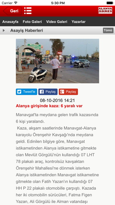 Alanya Adres Screenshot