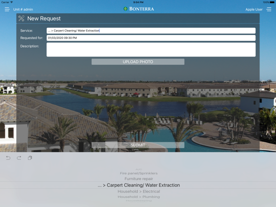 Bonterra iPad screenshot