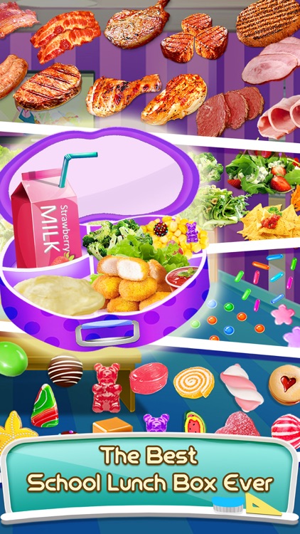 Homemade School Lunch Food