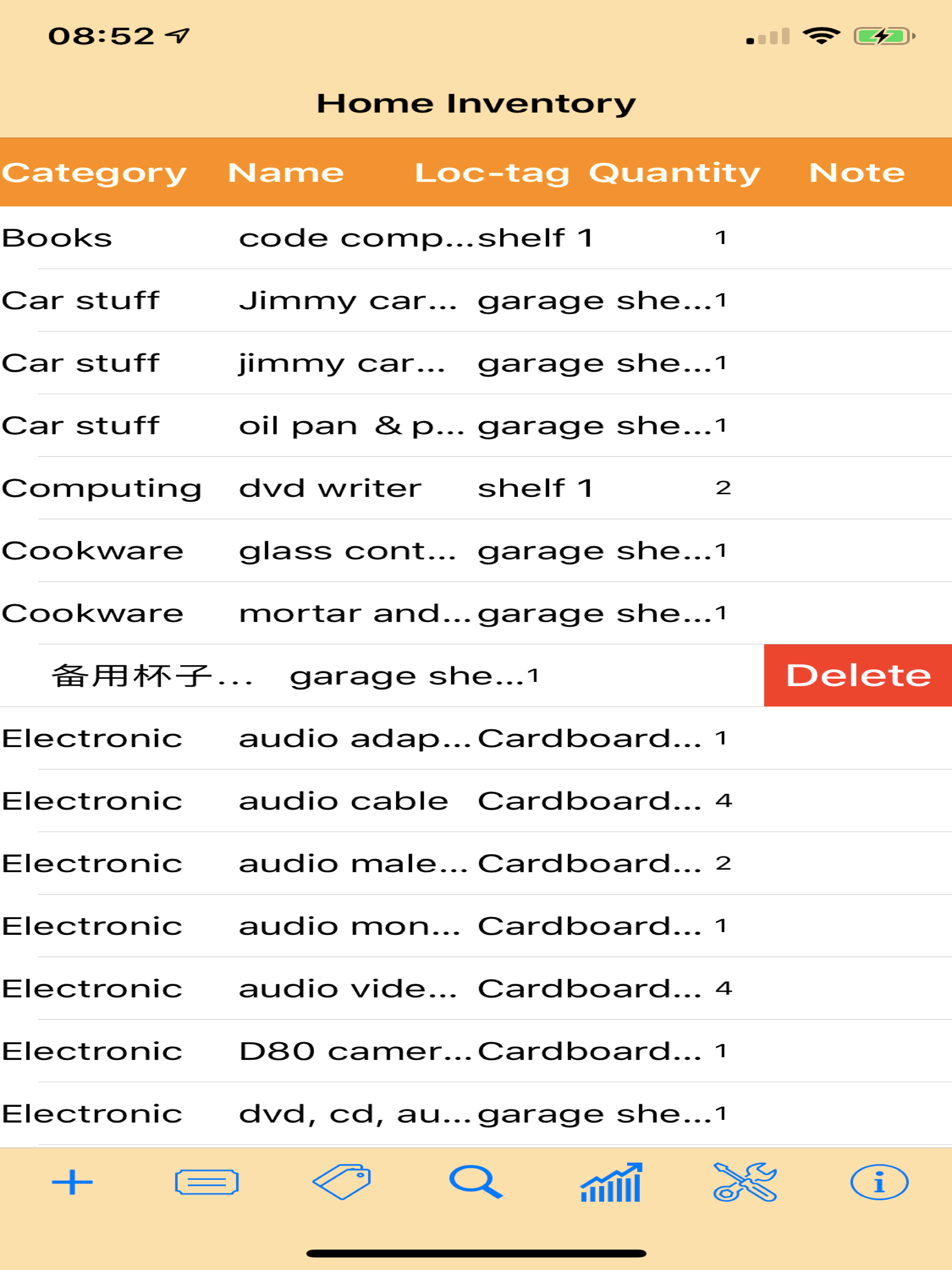 Home Inventory :)