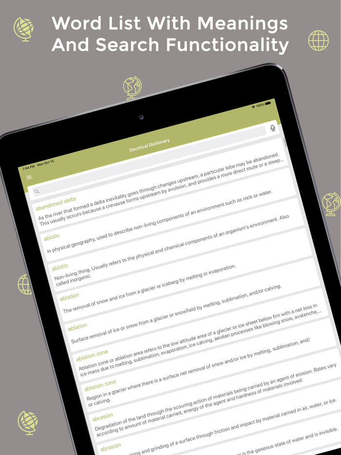 Geography Dictionary - Offline