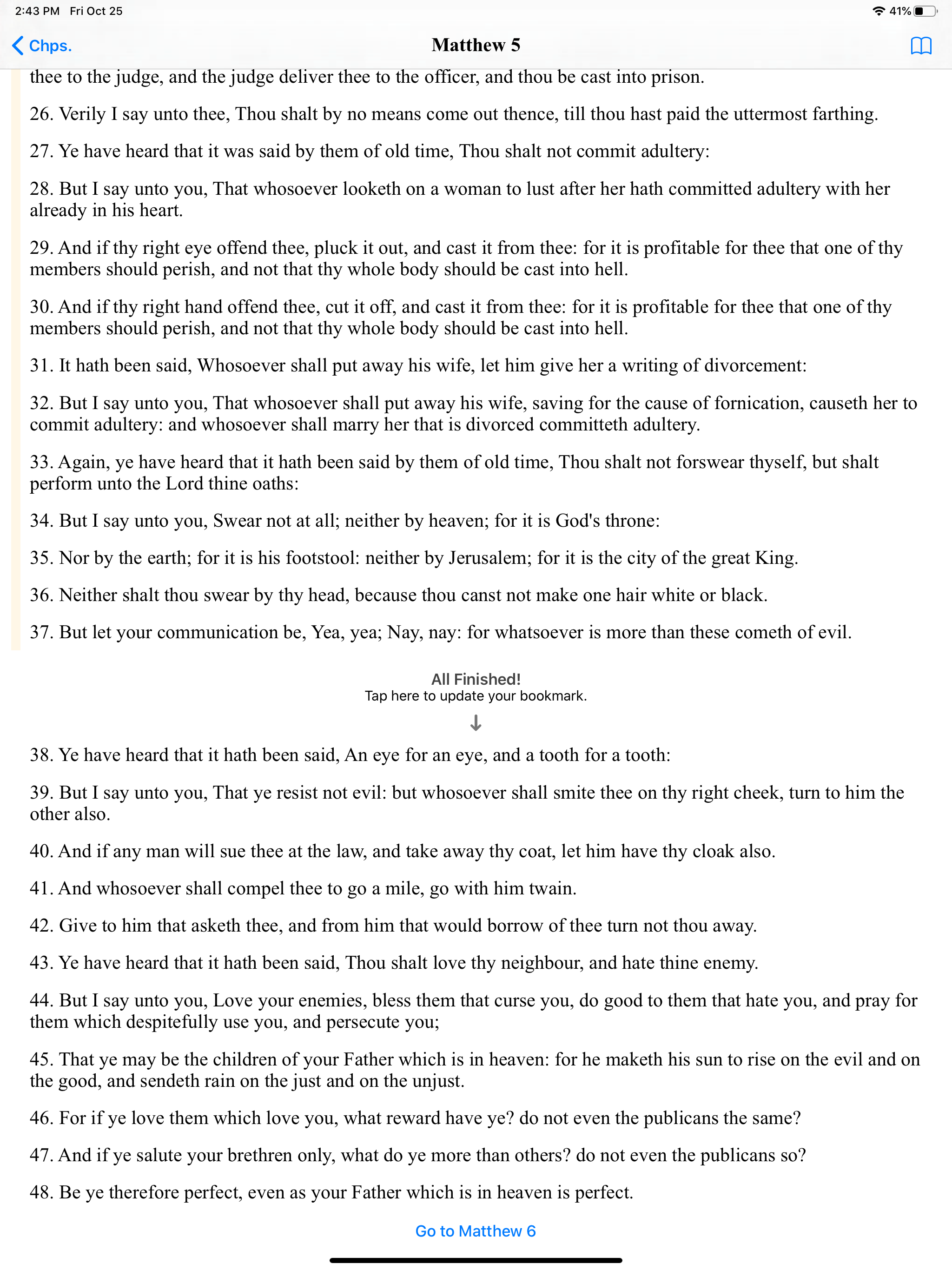 New Testament Reader (KJV) screenshot 7