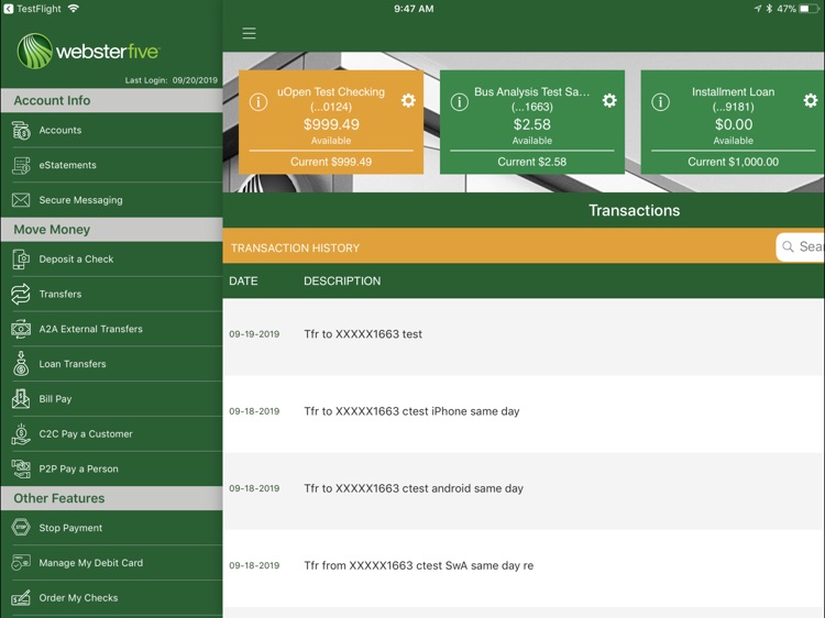 Webster Five for iPad