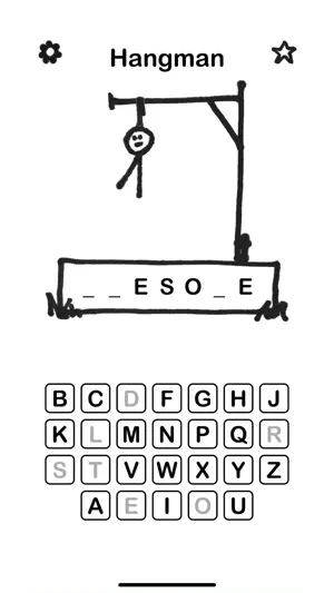 Hangman Solo screenshot 1