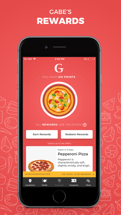 Gabriel Pizza Screenshot