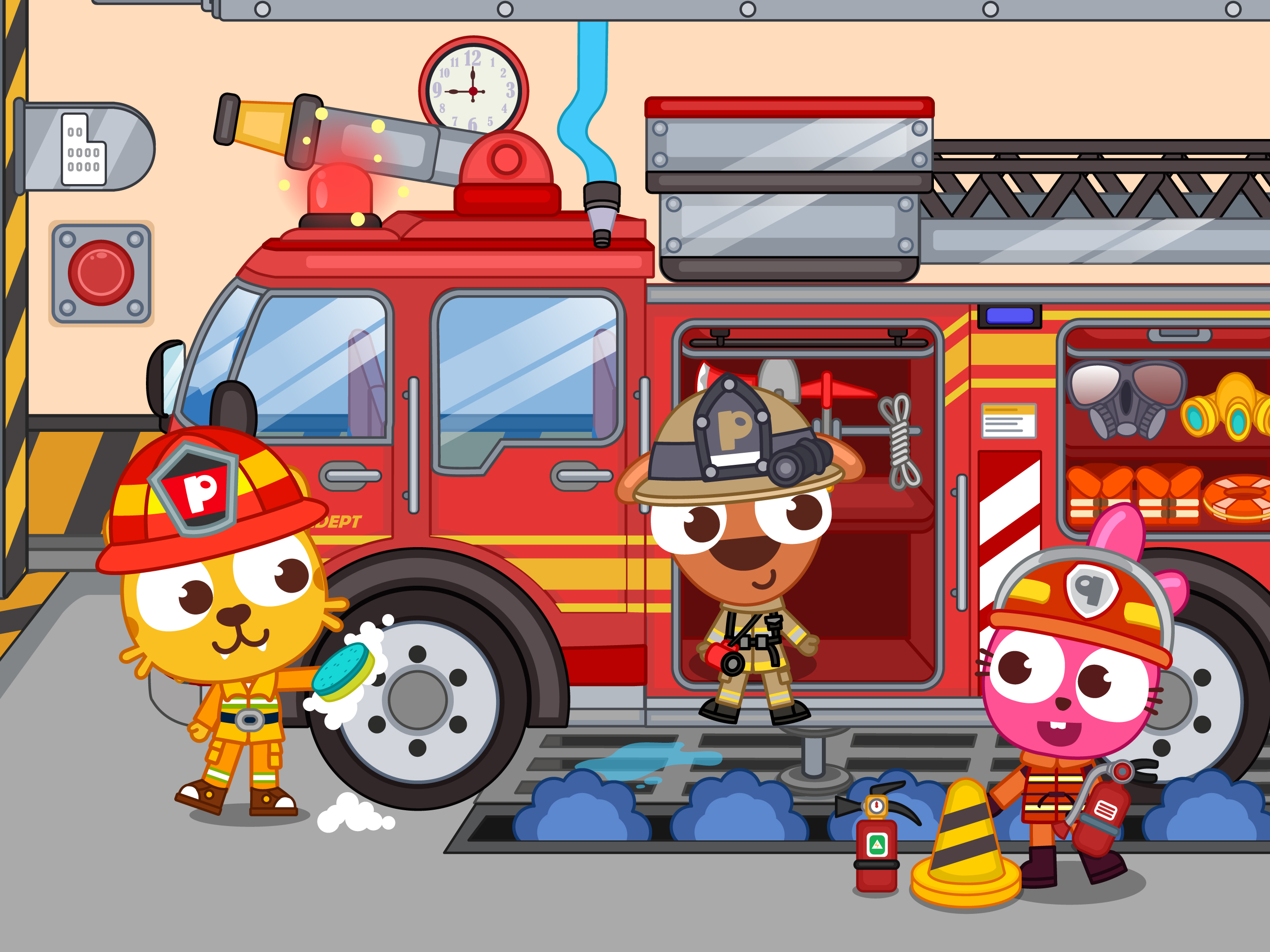 Papo Town Fire Department