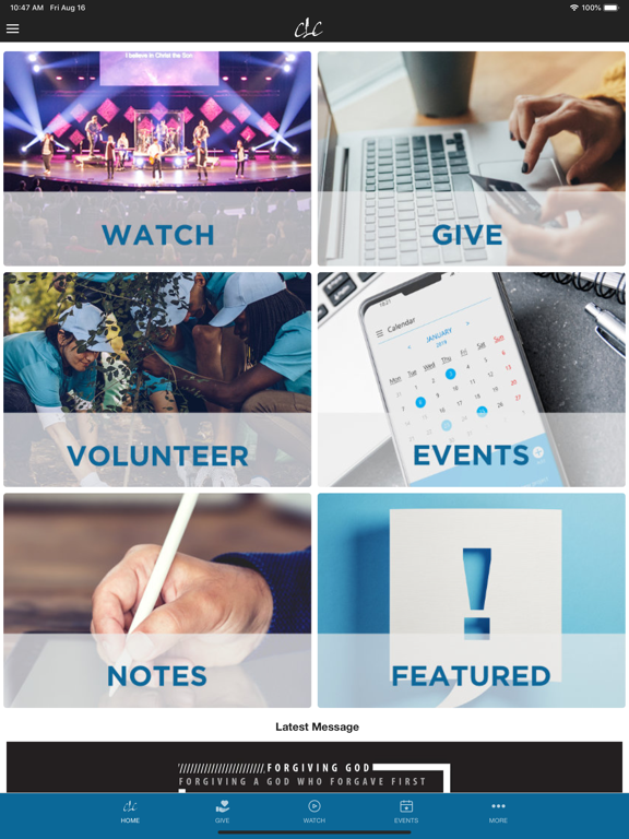 CLC Dayton iPad screenshot 1 - Lifestyle app