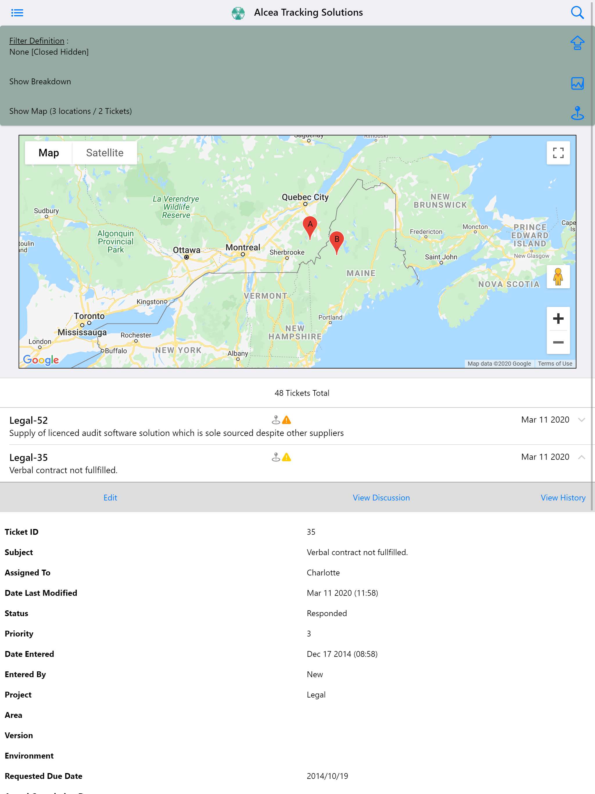 Alcea Mobile App